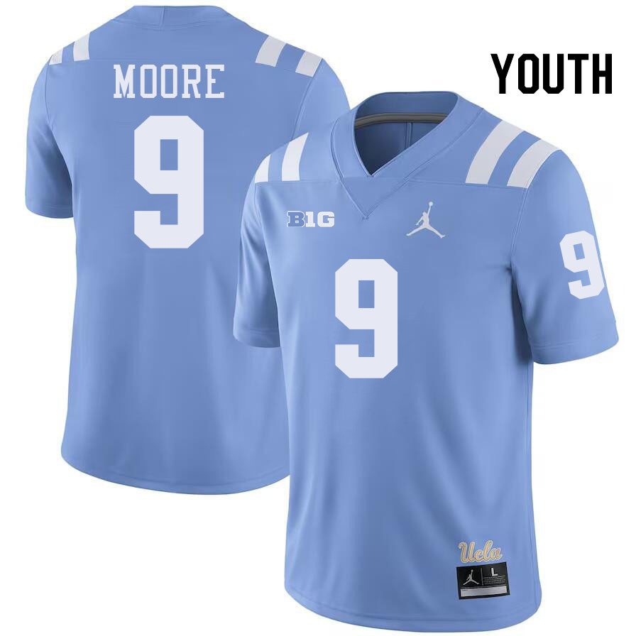 Youth #9 Kaylin Moore UCLA Bruins College Football Jerseys Stitched-Power Blue